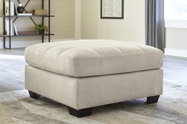 Benchcraft® Falkirk Parchment Oversized Accent Ottoman 3