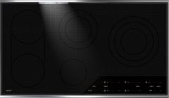 Wolf® Transitional 36" Stainless Steel Electric Cooktop