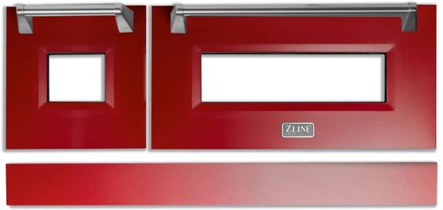 ZLINE 48" Red Matte Range Door 0