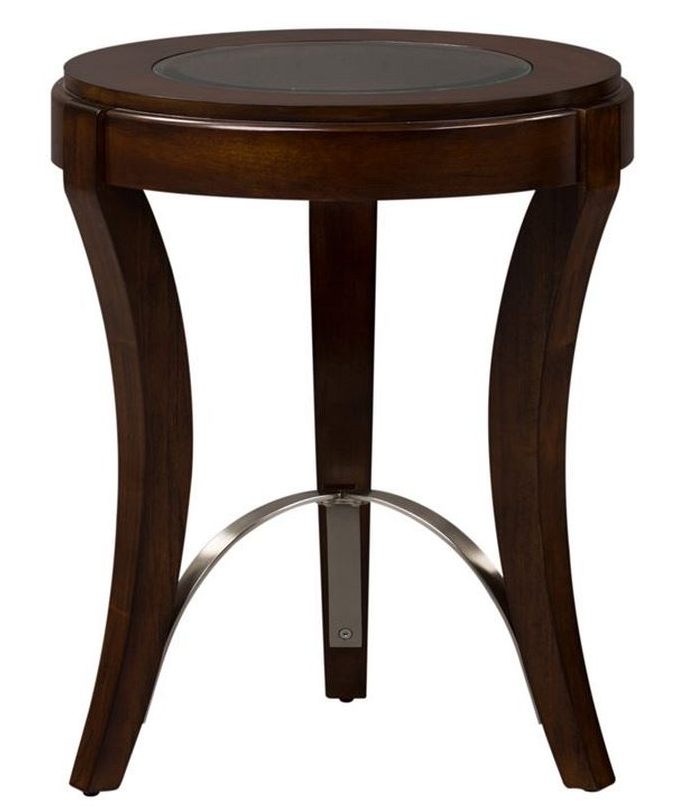 Liberty Furniture Avalon Dark Truffle Chair Side Table