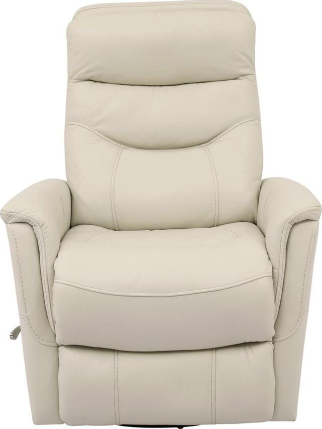 Parker House® Gemini Ivory Manual Leather Swivel Glider Recliner-2