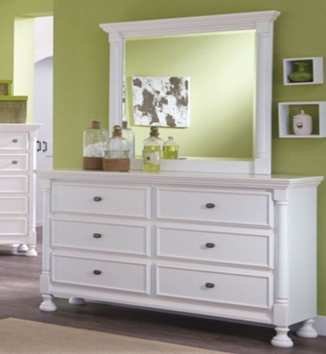 Signature Design by Ashley® Kaslyn White Dresser and Mirror 3