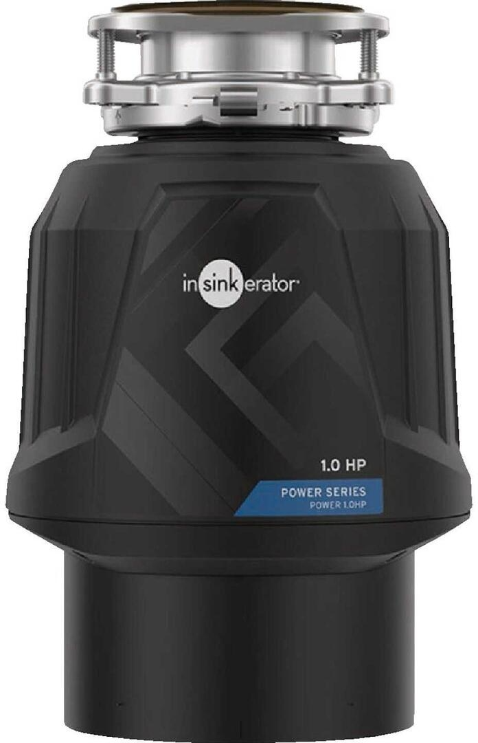 InSinkErator® Power 1.0 HP Continuous Feed Black Garbage Disposal ...