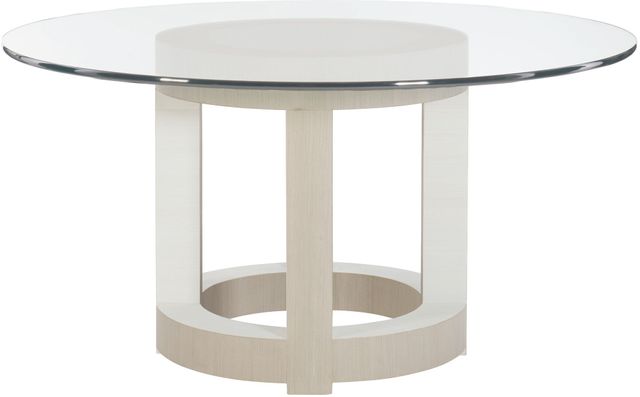 Bernhardt Axiom Gray/White 54" Round Dining Table 1
