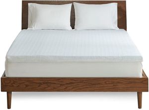 Olliix by Sleep Philosophy White Twin XL 2" Gel Memory Foam with 3M Cover Mattress Topper