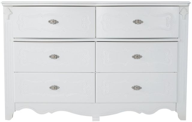Signature Design by Ashley® Exquisite White Dresser and Mirror 1