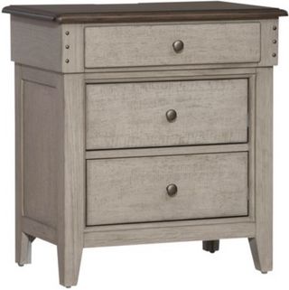 Liberty Ivy Hollow Dusty Taupe/Weathered Linen Nightstand