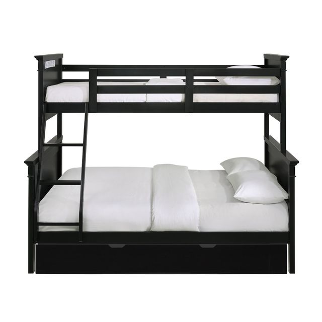 Caleb Twin Over Full Bunk Bed, Twin and Full Mattresses Free!-1