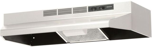 Broan® 41000 Series 30" Stainless Steel Ductless Under Cabinet Range Hood-1