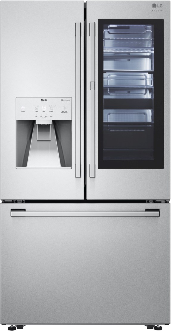 LG Studio 23.5 Cu. Ft. Stainless Steel Counter-Depth French Door Refrigerator