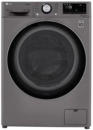 LG 2.4 Cu. Ft. Graphite Steel Front Load Washer Dryer Combos 