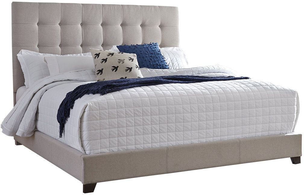 Signature Design by Ashley® Dolante Beige Queen Upholstered Bed