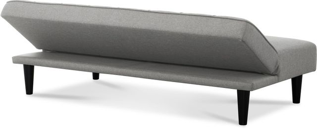 Home Furniture Outfitters Sawyer Light Gray Armless Futon-3