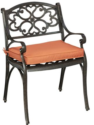 homestyles® Sanibel Bronze Set of 2 Outdoor Chairs with Cushions