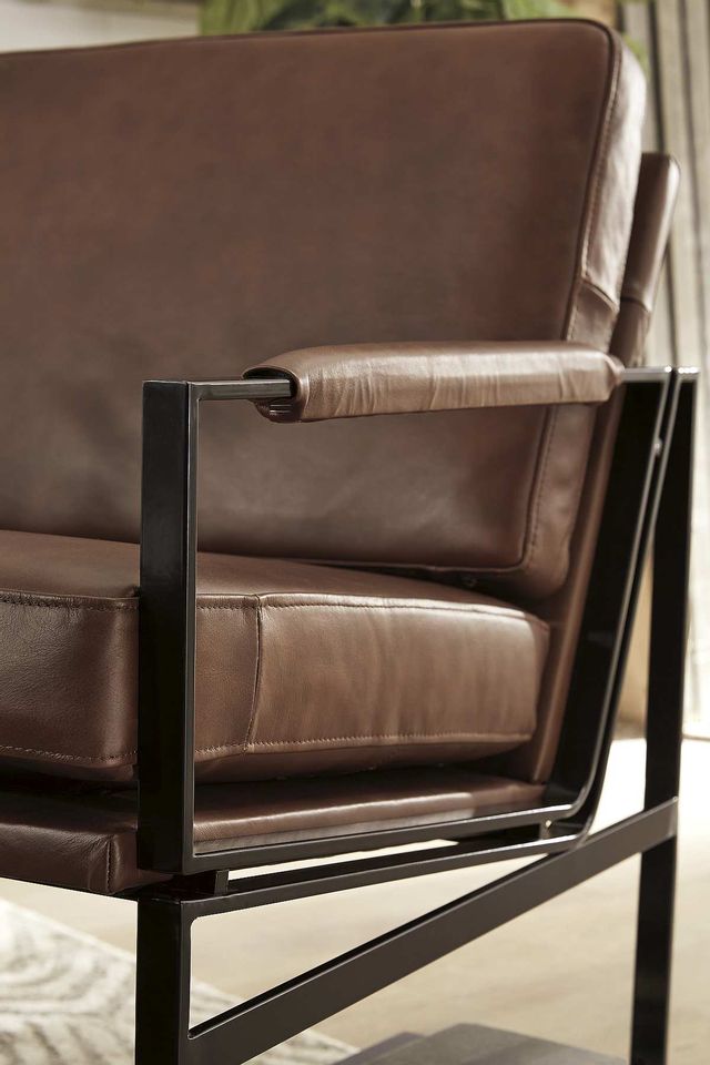 Chaise d'appoint Puckman en cuir Signature Design by Ashley® 3