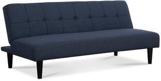 Home Furniture Outfitters Sawyer Blue Armless Futon