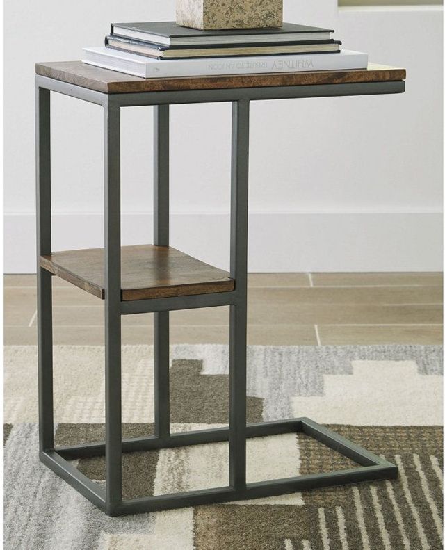 Signature Design by Ashley® Forestmin Natural and Black Accent Table-2