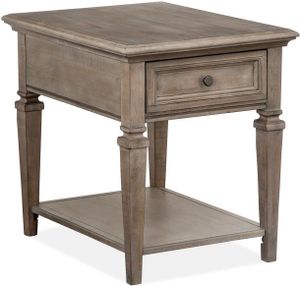 Magnussen Home® Lancaster Dovetail Grey Rectangular End Table