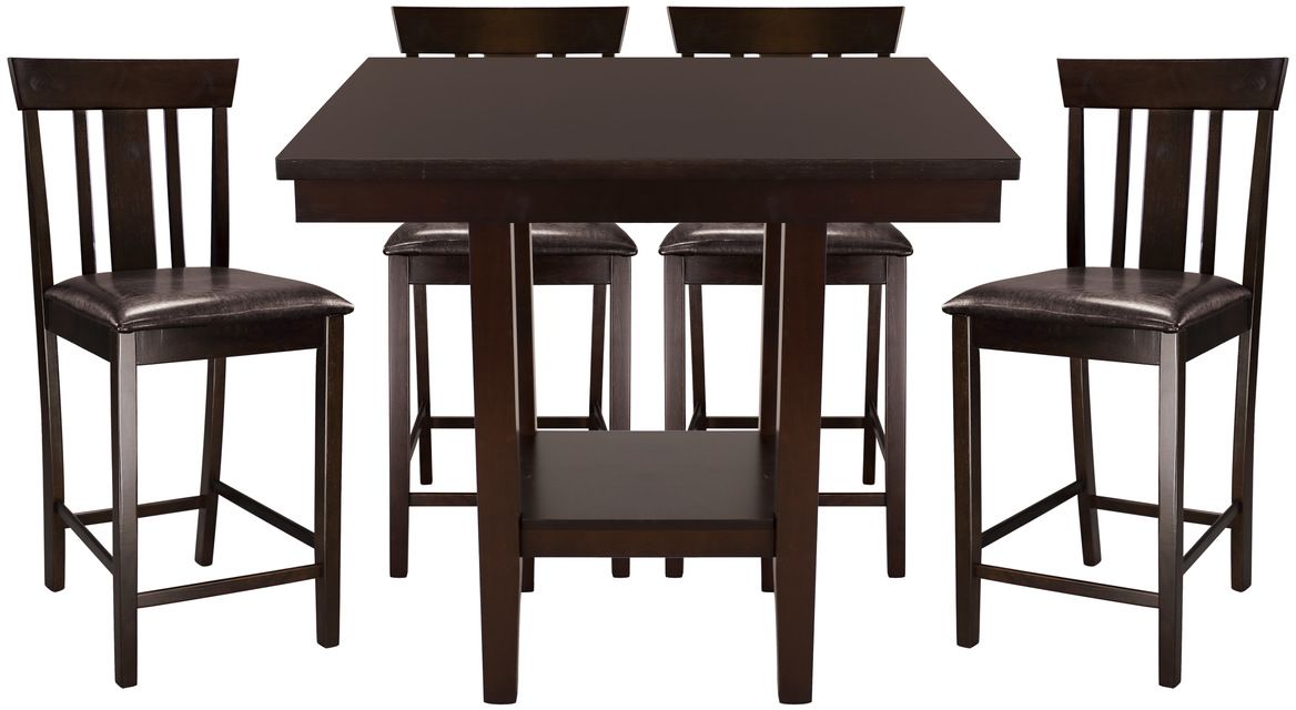 homelegance diego counter height dining table