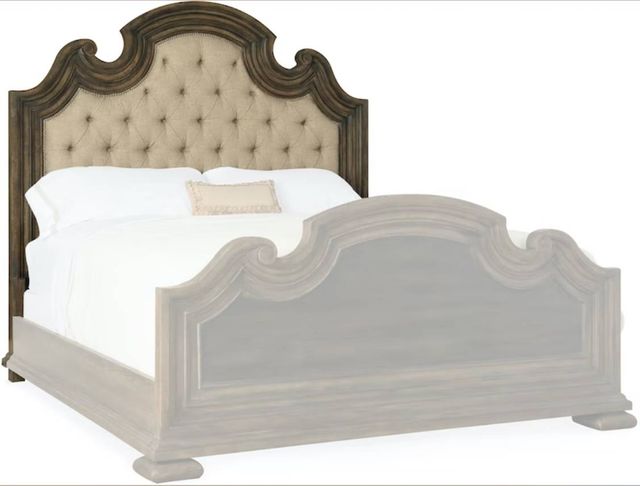 Hooker® Furniture Hill Country Anthracite Black Fair Oaks King Upholstered Bed 1