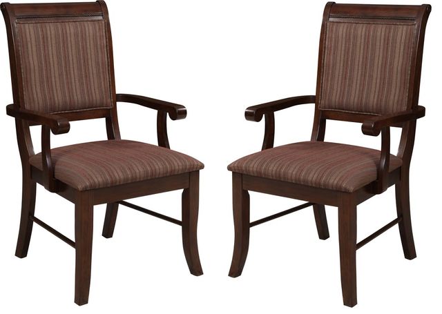 ACME Furniture Mahavira 2-Piece Espresso Arm Chairs