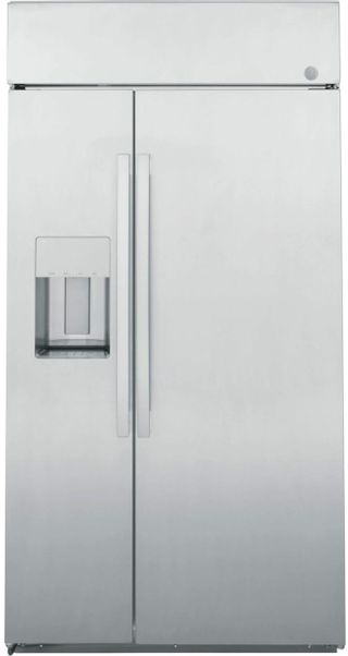 GE Profile™ 24.5 Cu. Ft. Stainless Steel Counter Depth Side By Side Refrigerator