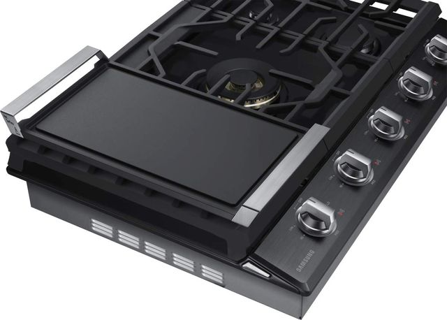 Samsung 30" Fingerprint Resistant Black Stainless Steel Gas Cooktop 1