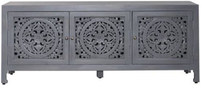 Liberty Marisol Soft Wash Gray Accent TV Stand-1