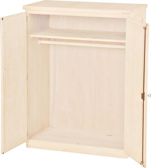 Crate Designs™ Furniture Unfinished Small Closet Armoire