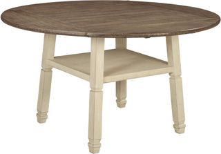 Signature Design by Ashley® Bolanburg Two-Tone Round Drop Leaf Counter Height Dining