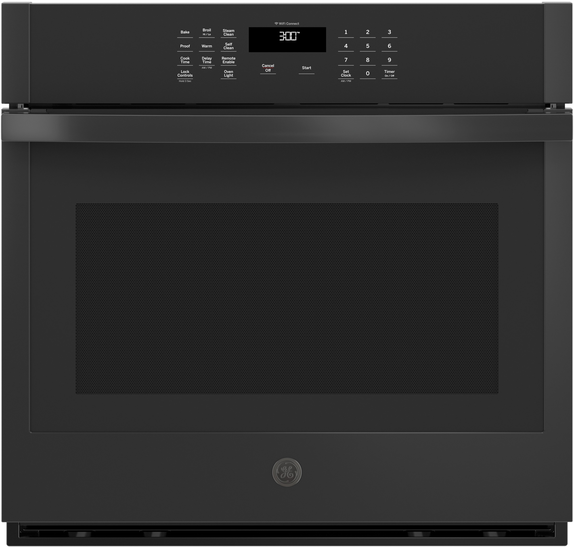 GE® 30" Black Electric Built In Single Oven-JTS3000DNBB