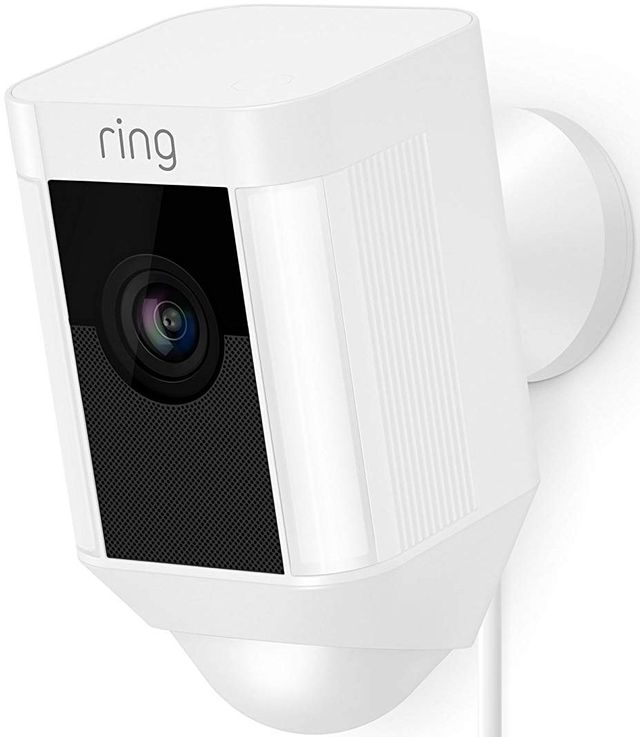Ring White Spotlight Cam Wired