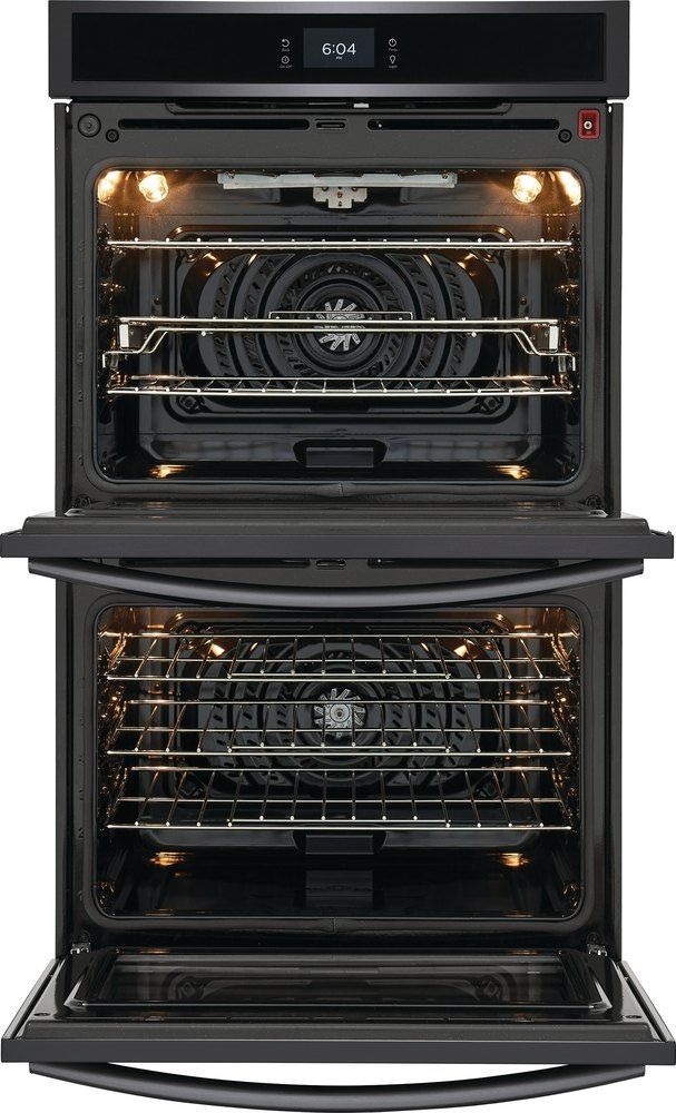 Frigidaire Gallery 27" Smudge-Proof® Black Stainless Steel Double Electric Wall Oven-1