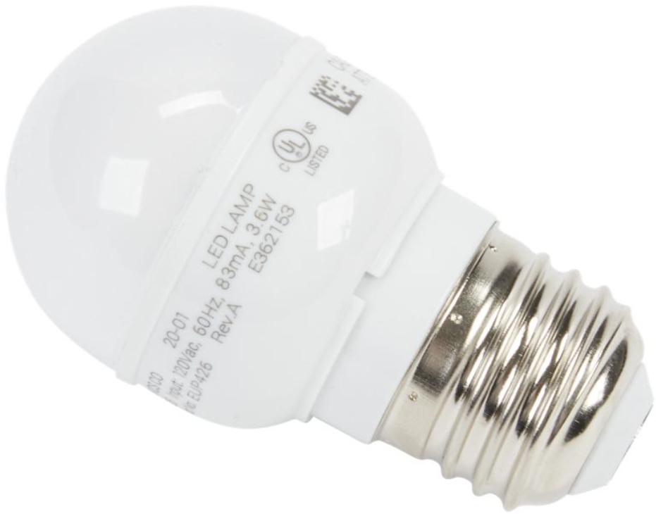 standard refrigerator bulb