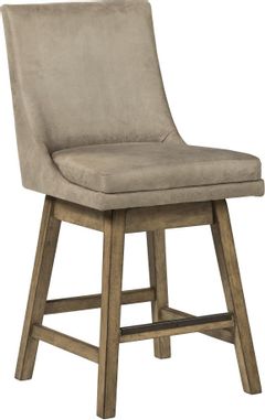 Signature Design by Ashley® Tallenger Beige 39" Counter Stool