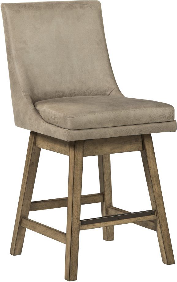 Signature Design by Ashley® Tallenger Beige Counter Height Bar Stool-0