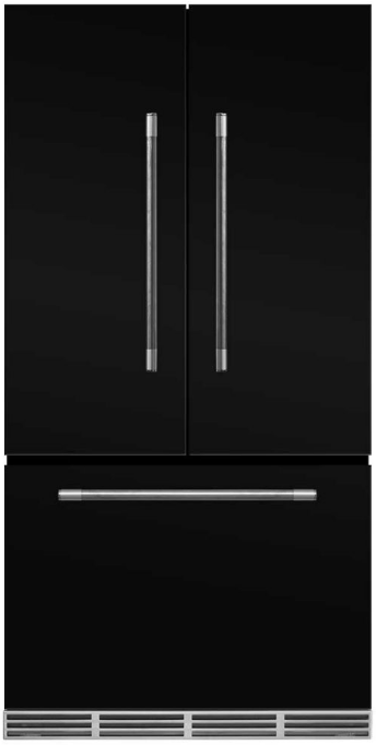 Marvel Mercury 22.1 Cu. Ft. French Door Counter Depth Refrigerator-Gloss Black