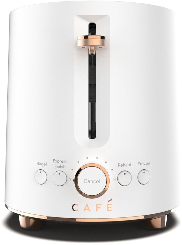 Café™ 2 Slice Matte White Toaster