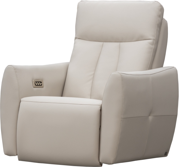 Elran Off-White Swivel Rocker Recliner | Burkes BrandSource Home