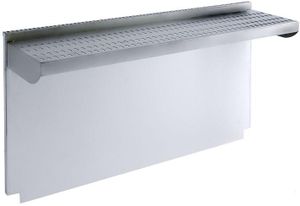 Wolf® 36" Stainless Steel Dual Fuel Range Riser with Shelf