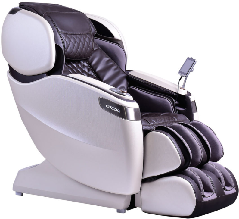 Cozzia Qi SE Espresso And White Pearl Massage Chair