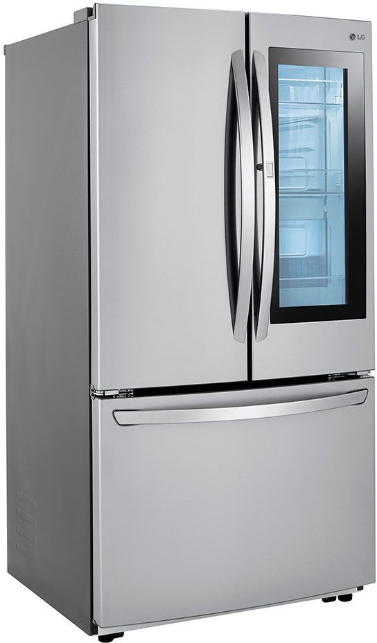 LG 22.6 Cu. Ft. PrintProof™ Stainless Steel Counter Depth French Door Refrigerator-3