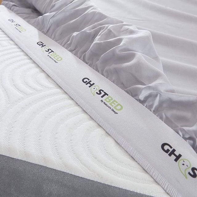 GhostBed® GhostSheets Premium Supima Cotton and Tencel Luxury Soft Grey Queen Sheet Set 11