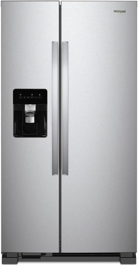 Whirlpool® 24.57 Cu. Ft. Fingerprint Resistant Stainless Steel Side-by-Side Refrigerator