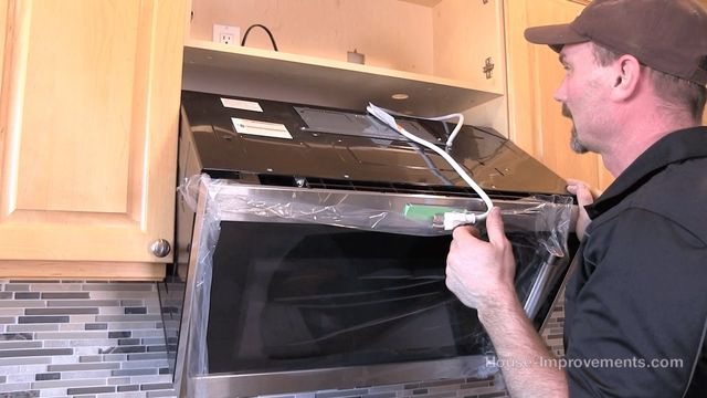 Over The Range Microwave Installation
