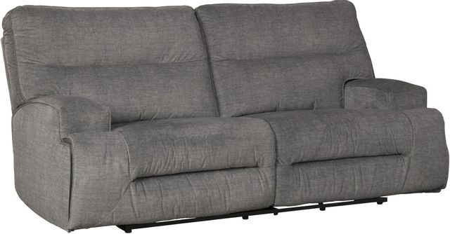 Signature Design by Ashley® Coombs Charcoal Reclining Sofa