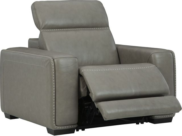 Signature Design by Ashley® Correze Gray Recliner with Power-3