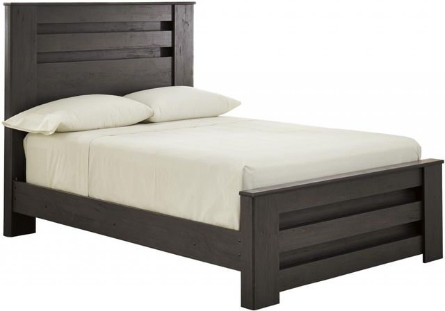 Signature Design by Ashley® Brinxton Charcoal Queen Panel Bed 14