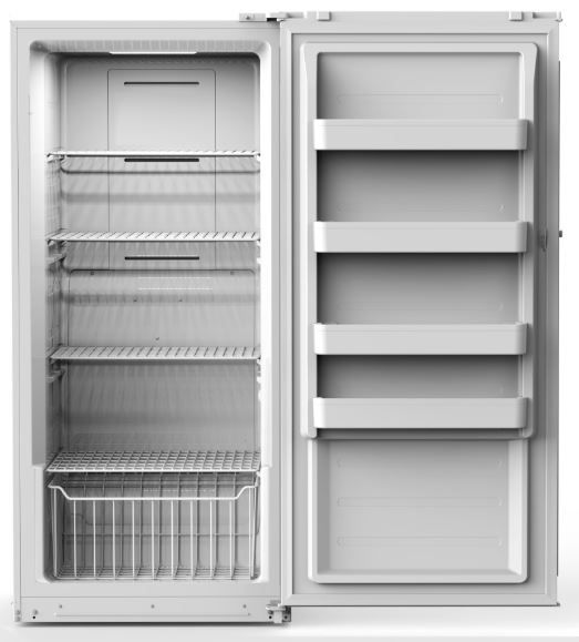 Midea® 13.8 Cu. Ft. White Convertible Upright Freezer