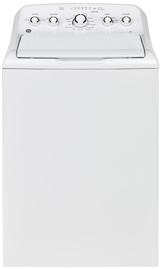 GE® 5.0 Cu. Ft. White Top Load Electric Washer 0